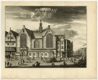 Antique Print-OUDEZIJDS KAPEL-CHAPEL-SINT OLOFS-WARMOES-AMSTERDAM-Commelin-1726