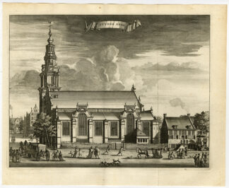 Antique Print-ZUIDERKERK-AMSTERDAM-VIEW-NIEUWMARKT-Commelin-1726