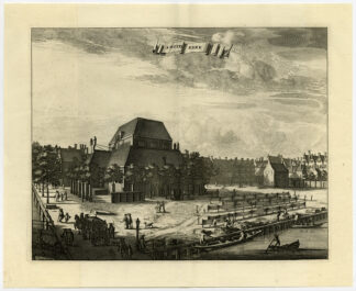 Antique Print-AMSTELKERK-AMSTERDAM-REGULIERSGRACHT-Commelin-1726