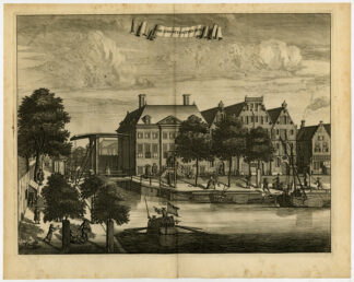Antique Print-OUDEZIJDS POORHOUSE-AMSTERDAM-Commelin-1726