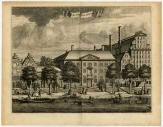Antique Print-NIEUWEZIJDS POORHOUSE-AMSTERDAM-Commelin-1726