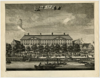 Antique Print-ORPHANAGE FOR THE POOR-AMSTERDAM-Commelin-1726