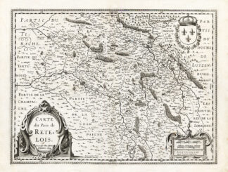 Antique Map-FRANCE-RETELOIS-Hondius-1636