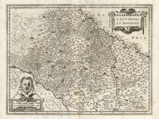 Antique Map-FRANCE-GASTINOIS-SENONOIS-Hondius-1636