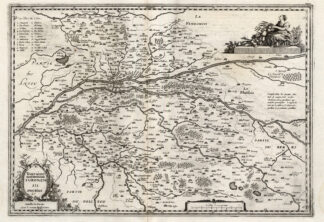 Antique Map-FRANCE-TOURAINE-TOURS-Janssonius-1636