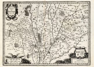 Antique Map-FRANCE-BLAISOIS-LOIR-CHER-Janssonius-1636