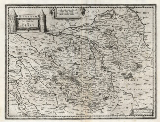 Antique Map-FRANCE-DUCHE DE BERRY-Hondius-1636