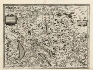 Antique Map-BURGUNDY-FRANCHE COMTE-FRANCE-Hondius-1636