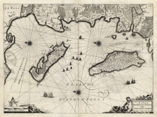 Antique Map-FRANCE-ISLE DE RE-OLERON-Hondius-1636