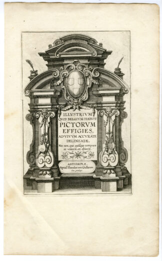 Antique Print-FRONTISPIECE-THE TRUE EFFIGIES-Galle-1694