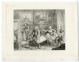 Antique Print-HARLOT'S PROGRESS-Hogarth-1822