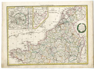 Antique Print-ANTIQUE MAP-NETHERLANDS-BELGIUM-FRANCE-Chamouin-1812
