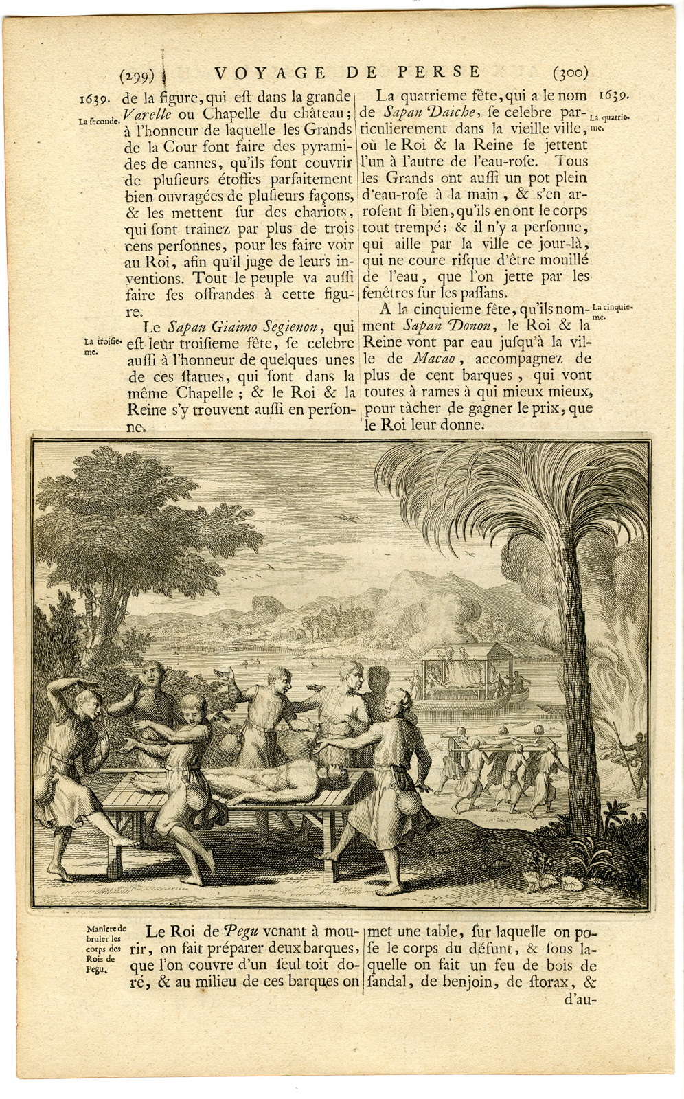 Iscra 0477 1 416x668 Antique Print-FUNERAL-CEREMONY-MUGHAL / MOGUL EMPIRE-PEGU-Mandelslo-1727