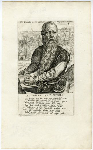 Antique Print-PORTRAIT-PAINTER-JOANNI MAIO-Galle-1694