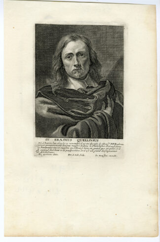 Antique Print-PAINTER-ERASMUS QUELLINIUS-de Jode-1694