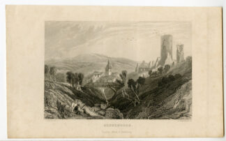 Antique Print-SONNENBERG-GERMANY-Salmon-Shury-1838