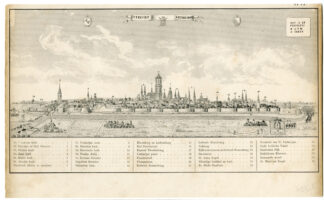Antique Print-PANORAMIC VIEW-UTRECHT-van Liefland-1857