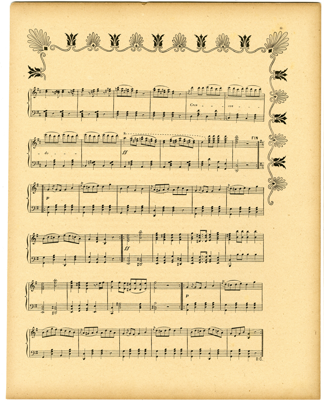 , Antique Print-NATIONAL SONG-ANTHEM-ITALY-Martin-1901, Pictura Antique Prints