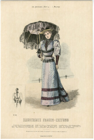 Antique Print-FASHION-COSTUMES-PL. 935-GERMANY-Anonymous-1892
