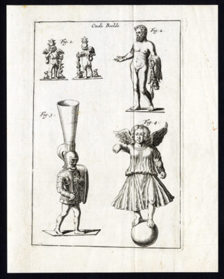 Antique print-HARPOCRATES-HERCULES-VICTORY-NIJMEGEN-NETHERLANDS-Arkstee-1733