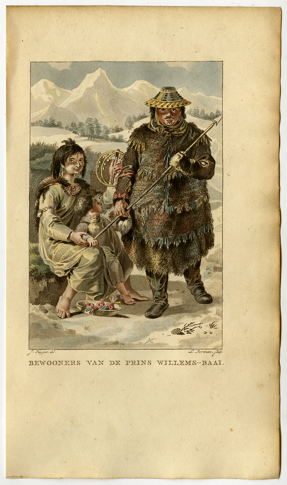 Lb1407 2 416x702 Antique Costume Print-PRINCE WILLIAM BAY-ALASKA-USA-Stuart-Portman-Kuyper-1802