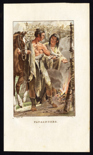 Antique Costume Print-PATAGONIA-ARGENTINA-CHILE-Stuart-Portman-Kuyper-1802