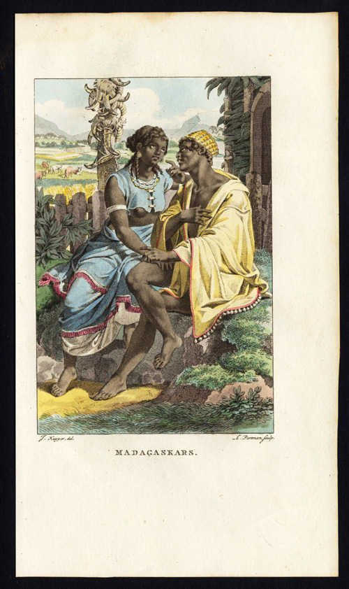 , Antique Costume Print-MADAGASCAR-AFRICA-Stuart-Portman-Kuyper-1802, Pictura Antique Prints