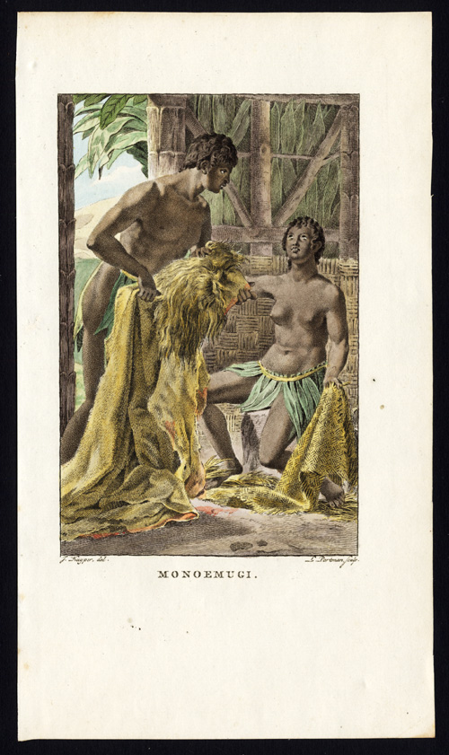, Antique Costume Print-MONOEMUGI KINGDOM-AFRICA-Stuart-Portman-Kuyper-1802, Pictura Antique Prints