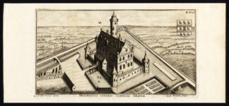 Antique Print-CASTLE OF GRAVE-NETHERLANDS-Le Roy-Cantillon-1696