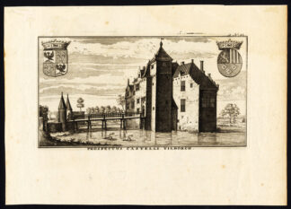 Antique Print-CASTLE OF TILBURG-NETHERLANDS-Le Roy-Cantillon-1696