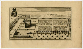 Antique Print-CASTLE-LOON-WAALRE-NETHERLANDS-Le Roy-Cantillon-1696