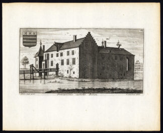 Antique Print-CASTLE OF ASTEN-NETHERLANDS-Le Roy-Cantillon-1696