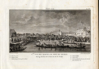 Antique Print-Pl.XIII-DAM-DUMPIONG ROCKS-SEINE-NEUILLY-ENGINEERING-Perronet-1782
