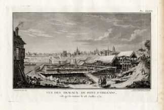Antique Print-Pl.XXXVI-BRIDGE-ORLEANS-LOIRE-CONSTRUCTION-Perronet-1782