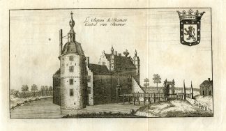 Antique Print-CASTLE OF BOXMEER-NETHERLANDS-Cantillon-c.1757