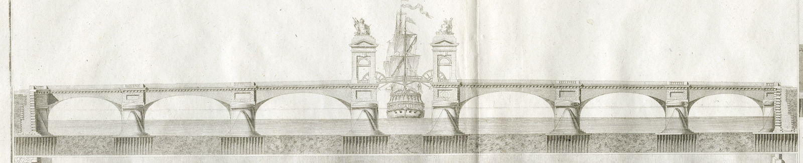 , Antique Print-Pl.XXXV-BRIDGE-NEVA-ST. PETERSBURG-BASCULE-RUSSIA-Perronet-1782, Pictura Antique Prints