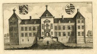 Antique Print-CASTLE OF HEEZE-NETHERLANDS-Le Roy-Cantillon-1696