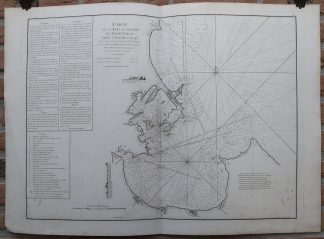 Antique map-SEA CHART-CEYLON-TRINCOMALEE-BAY-COAST-Delahaye-Mannevillette-1775