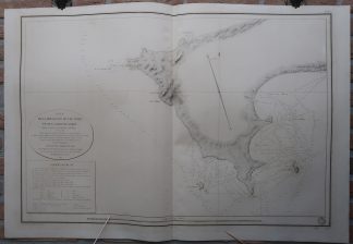 Antique map-SEA CHART-SENEGAL-DAKAR-GOREE-MADELEINE-Depot de la Marine-1824