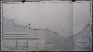 Antique map-SEA CHART-EGYPT-ALEXANDRIA-MARSA MATRUH-Office Admirality-1864