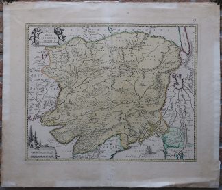 Antique map-MONGOL EMPIRE-MAGNI MOGOLIS IMPERIUM-De Wit-1700
