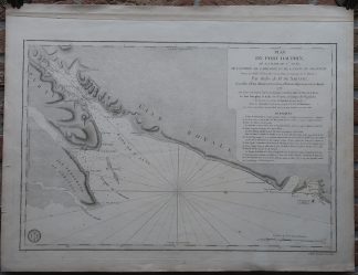 Antique map-SEA CHART-CANADA-CAPE BRETON-NOVA SCOTIA-Sartine-Petit-1778