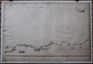 Antique map-COAST-AFRICA-ALGIERS-ALGERIA-GALITA-Depot de la Marine-1836