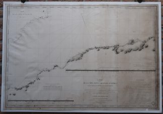 Antique map-SEA CHART-MEDITERRANEAN-ALGERIA-Depot de la Marine-1836