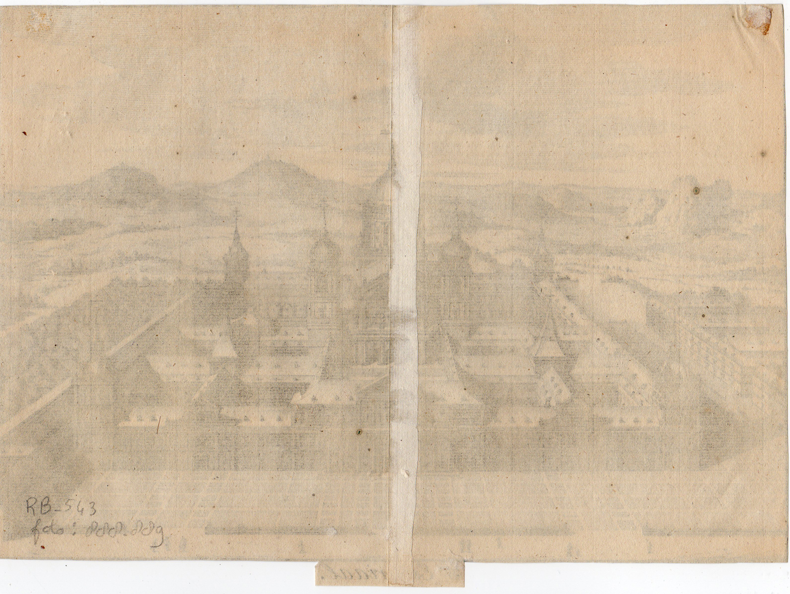 , Antique Print-ESCURIAL-MONASTRY-MADRID-SPAIN-Ribbius-Winter-1690, Pictura Antique Prints