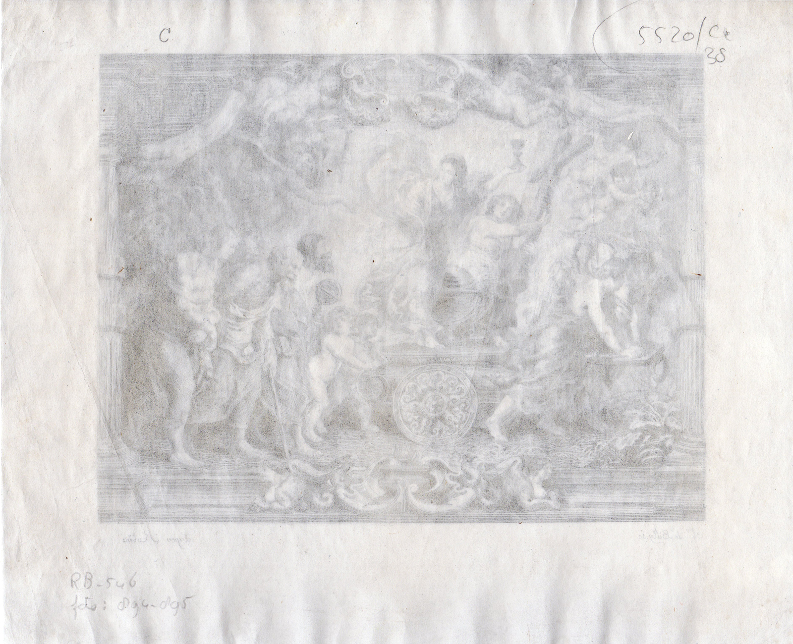 , Antique Print-RELIGION-FAITH-CATHOLIC-ANGELS-Rubens-de Billy-1900, Pictura Antique Prints