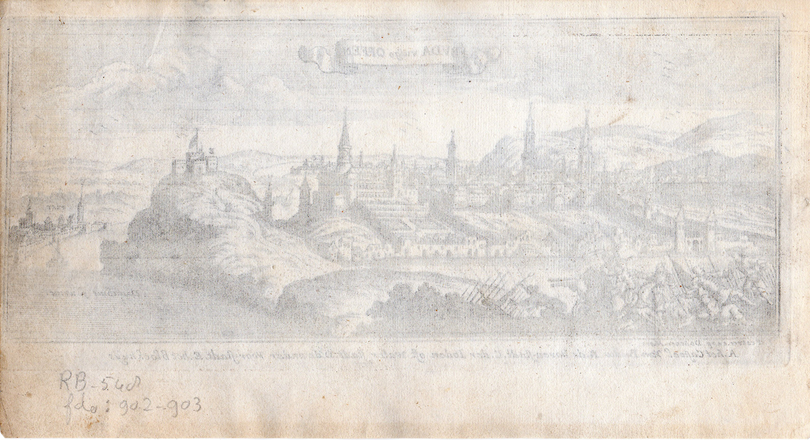 , Antique Print-VIEW BUDAPEST-HUNGARY-WARFARE-TURKISH WAR-Peeters-Bouttats-1690, Pictura Antique Prints