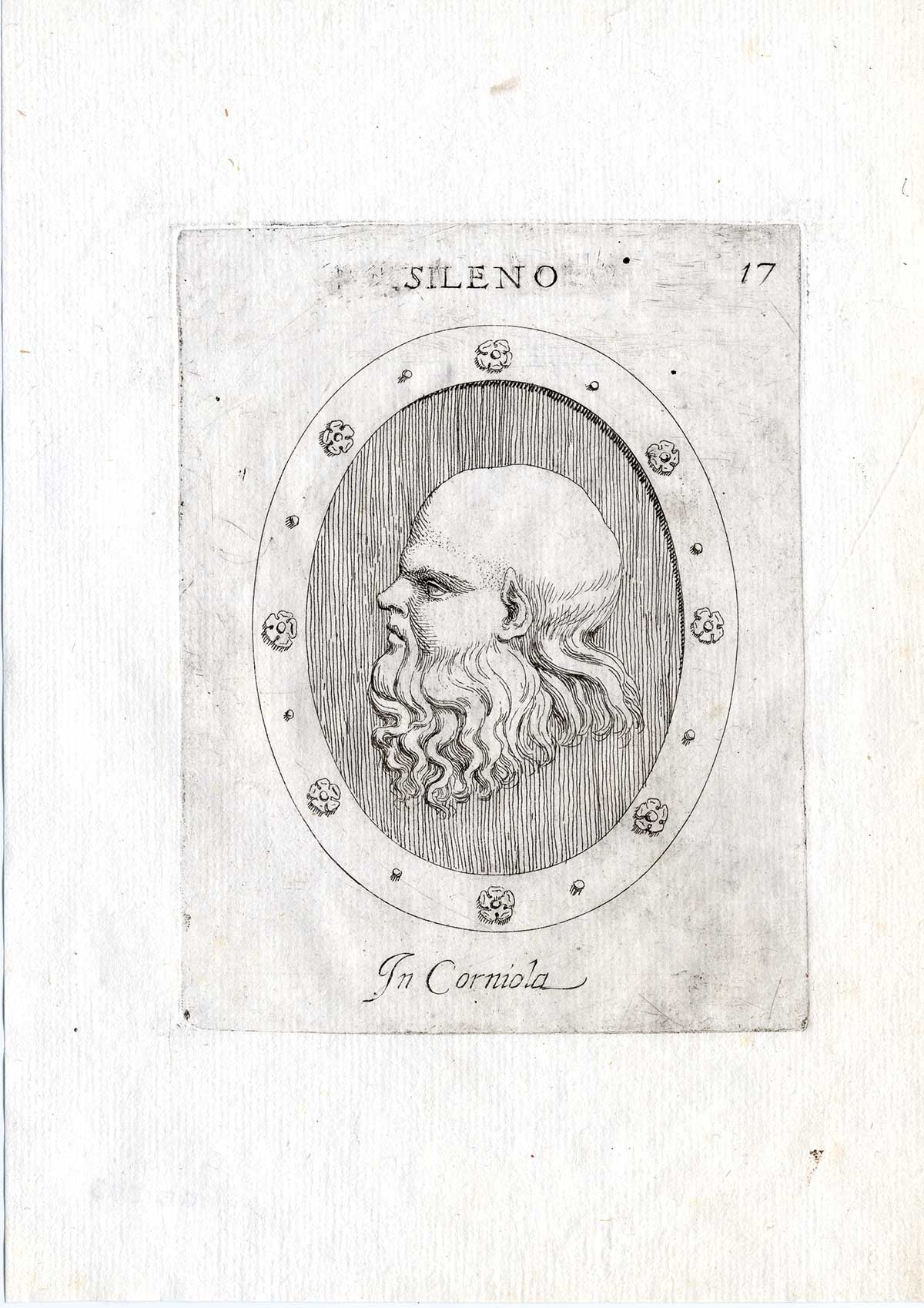 Ab253 416x589 Rare Antique Print-SILENUS-PORTRAIT-TUTOR-Pl. 17-Agostini-Battista-1657