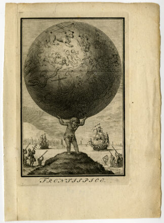 Antique Map-ATLAS-FIRMAMENT-TELESCOPE-ASTRONOMER-Schneider-Bruyset-1785