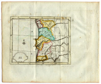 Antique Map-PORTUGAL-PROVINCES-Schneider-Bruyset-1785